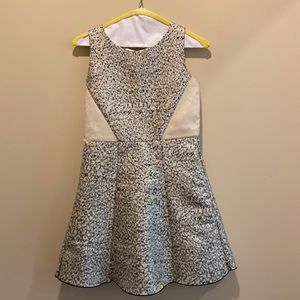 Zoe Ltd. girls dress (black, gold, cream). Size 14. Like new condition.